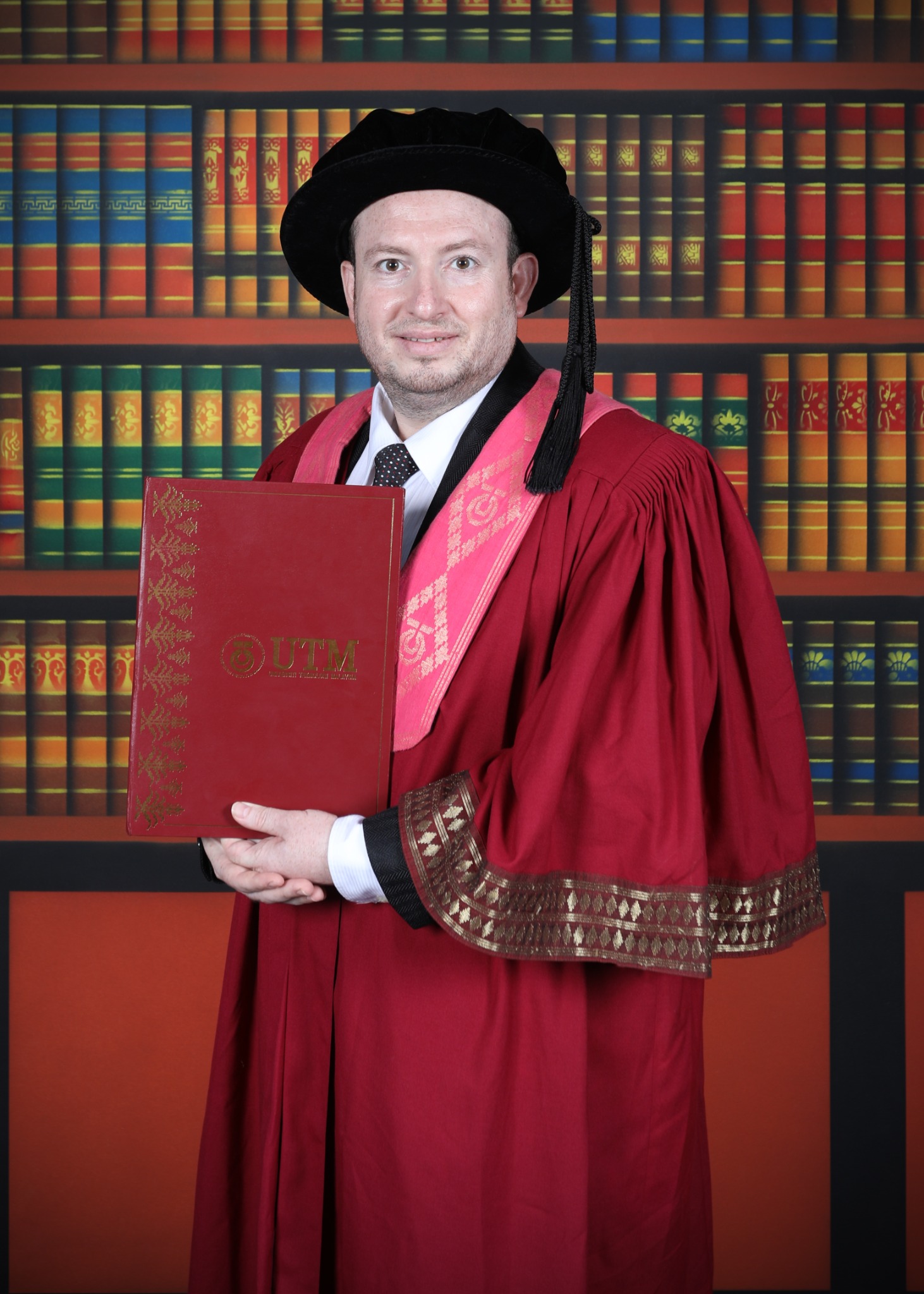PhD graduation portrait